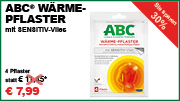 ABC® WÄRME-PFLASTER mit SENSITIV-Vlies